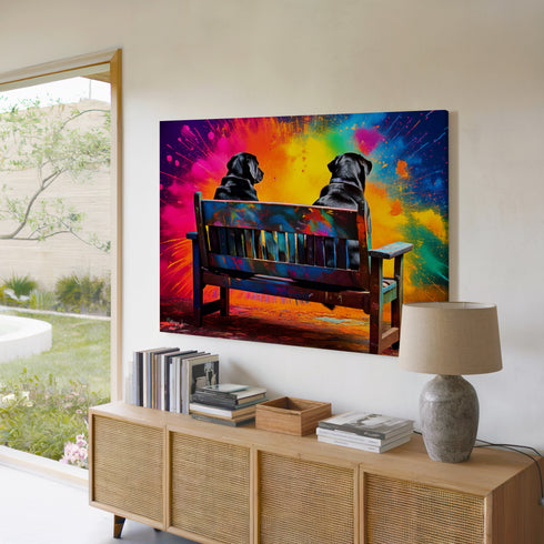 Two Fat Ladies Art Canvas